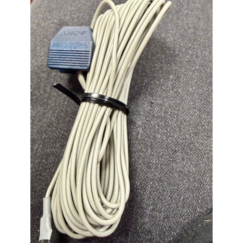 Sony FM Antenna Wire 1-Pin Blue Connector Gray for Home Audio Stereo Receiver